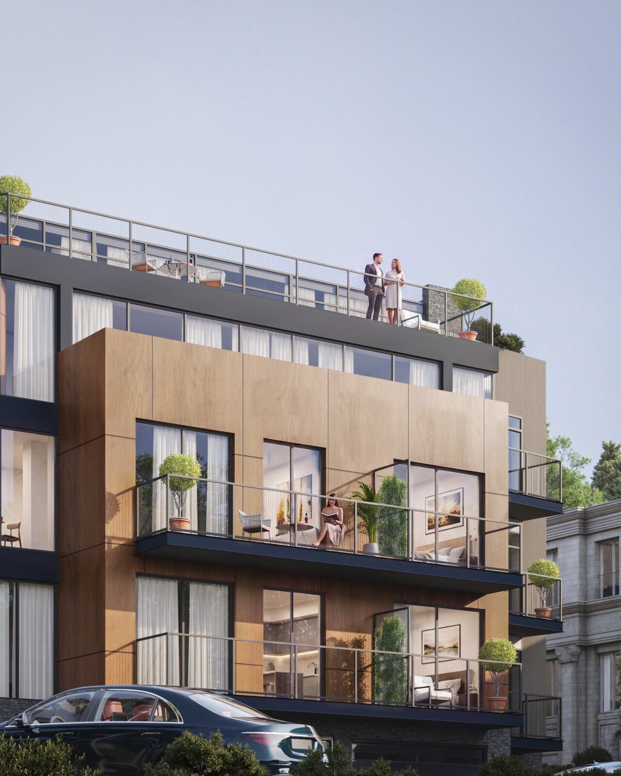 IN HAUS Belinski — rooftop terrace